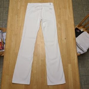 7 For All Mankind bright white boot cut jeans 26